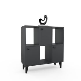 Anzera Opus Antrasit 90x35x95 cm Çok Amaçlı Dolap