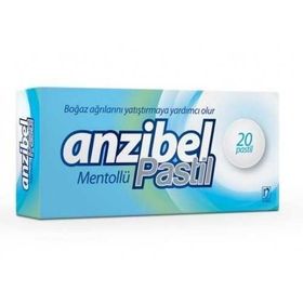 Anzibel Mentol Aromalı 20 Adet Pastil