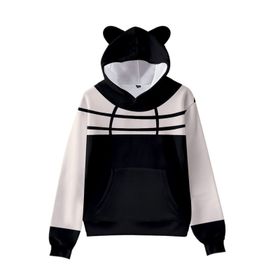 Aobiono Cosplay Kawaii C 3D Çizgi Roman Erkek Sweatshirt