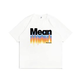 Aobiono Vintage Preppy Y2K Grunge Emo 2000'ler Bol Beyaz Unisex T-shirt
