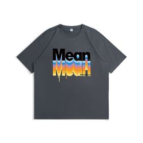 Aobiono Vintage Preppy Y2K Grunge Emo 2000'ler Bol Gri Unisex T-shirt