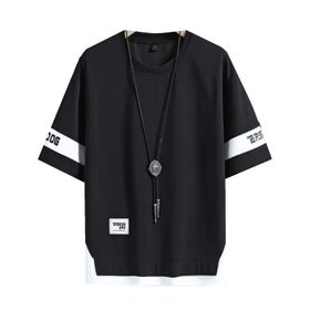 Aobiono Vintage Preppy Y2K Sokak Giyim Alt Siyah Unisex T-shirt