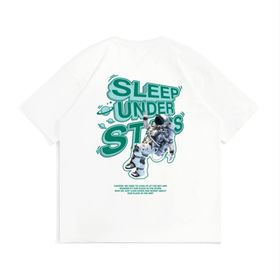 Aobiono Vintage Preppy Y2K Sokak Giyim Grunge Beyaz Unisex T-shirt
