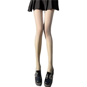 Aobiono Y2K Cosplay Grunge Emo Yeşil Dantel Kadın Külotlu Çorap