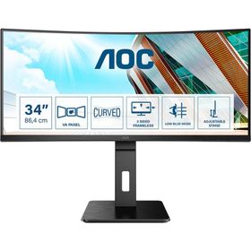 AOC CU34P2A Siyah 34 inç 100Hz 1ms Curved Monitör