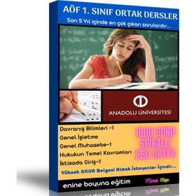 Aöf 1.Sınıf Tüm Ortak Dersler