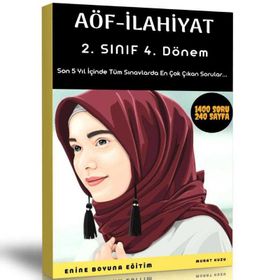 Aöf 2.Sınıf 4.Dönem İlahiyat Tüm Dersler