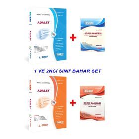 Aöf Adalet 1. ve 2 Sınıf 2 ve 4 Yarıyıl Bahar Dönem Konu Anlatımlı + Çıkmış Soru Bankası Set