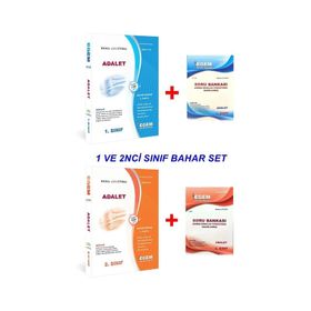 Aöf Adalet 1. ve 2 Sınıf 2 ve 4 Yarıyıl Bahar Dönem Konu Anlatımlı + Çıkmış Soru Bankası Set