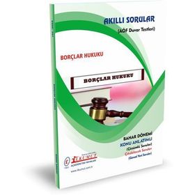 AÖF İlkumut Yayınları Borçlar Hukuku Bahar Dönemi Konu Anlatımlı Soru Bankası Ders Kitabı