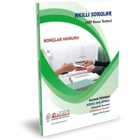 AÖF İlkumut Yayınları Borçlar Hukuku Bahar Dönemi Konu Anlatımlı Soru Bankası Ders Kitabı