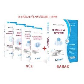 Aöf İş Sağlığı ve Güvenliği 1 Sınıf Güz ve Bahar Dönemi Konu Anlatımlı Soru Bankası Set