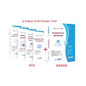 Aöf İş Sağlığı ve Güvenliği 1 Sınıf Güz ve Bahar Dönemi Konu Anlatımlı Soru Bankası Set