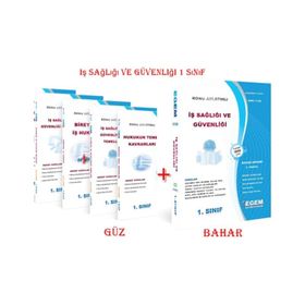 Aöf İş Sağlığı ve Güvenliği 1 Sınıf Güz ve Bahar Dönemi Konu Anlatımlı Soru Bankası Set
