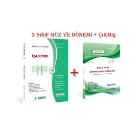 Aöf İşletme 3 Sınıf Güz 5. Dönem Konu Anlatımlı Soru Bankası + Çıkmış