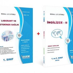 Aöf Laborant ve Veteriner Sağlık 1. Sınıf 2 Yarıyıl Bahar Dönemi Konu Anlatımlı Soru Bankası Set