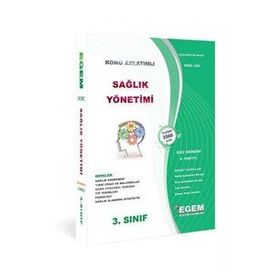 Aöf Sağlık Yönetimi 3 Sınıf Güz Dönemi Konu Anlatımlı Soru Bankası