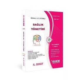 Aöf Sağlık Yönetimi 4 Sınıf Güz 7 Dönem Konu Anlatımlı Soru Bankası