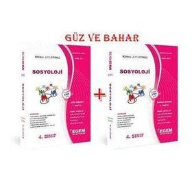 Aöf Sosyoloji 4 Sınıf Güz ve Bahar 7 ve 8 Dönem Konu Anlatımlı Soru Bankası