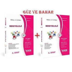 Aöf Sosyoloji 4 Sınıf Güz ve Bahar 7 ve 8 Dönem Konu Anlatımlı Soru Bankası