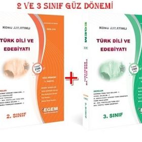 Aöf Türk Dili ve Edebiyatı 2 ve 3 Sınıf Güz Dönemi Konu Anlatımlı Soru Bankası