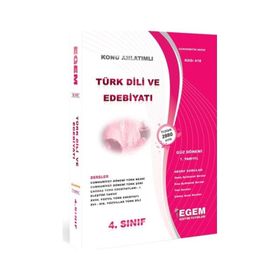 Aöf Türk Dili ve Edebiyatı 4 Sınıf Güz Dönemi Konu Anlatımlı Soru Bankası