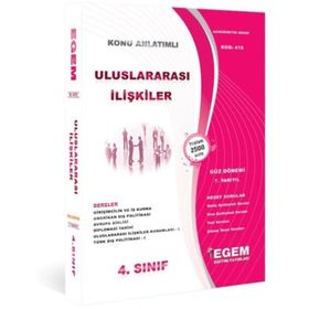 Aöf Uluslararası İlişkiler 4 Sınıf 7 Dönem Konu Anlatımlı Soru Bankası
