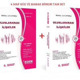 Aöf Uluslararası İlişkiler 4 Sınıf 7 ve 8 Dönem Konu Anlatımlı Soru Bankası