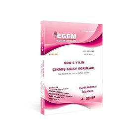 Aöf Uluslararası İlişkiler 4.Sınıf 7.Yy Güz Dönemi Son 6 Yılın Çıkmış Sınav Soruları Murat Yayınları