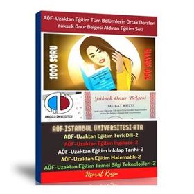 AÖF ve Uzaktan Eğitim Tüm Bölümlerin Ortak Dersleri