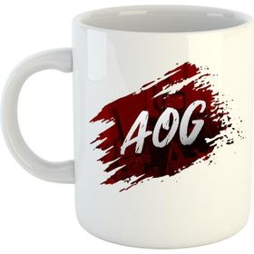 AOG #2 Logo Baskılı Porselen Kupa Bardak