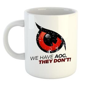 AOG #3 Logo Baskılı Porselen Kupa Bardak