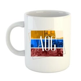 AOG #6 Logo Baskılı Porselen Kupa Bardak