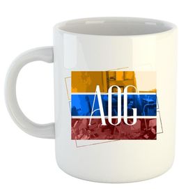AOG #6 Logo Baskılı Porselen Kupa Bardak