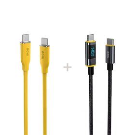 Aohi Magline Silky 140W Süper Hızlı Şarj Data Kablosu Seti