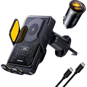 Aohi Superauto 65W Araç İçi Şarjı + 15W Şarj Aleti Handsfree Telefon Tutucu