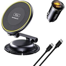 Aohi Superauto 65W Araç İçi Şarjı + 15W Şarj Aleti Katlanır Telefon Tutucu