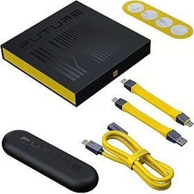 Aohi The Future 240W 4in1 USB-C to USB-C Modüler Uzayabilen 1 mt 40 GBPS 8K Destekli PD 3.1 USB4 Süper Hızlı Şarj ve Data Kablo Seti