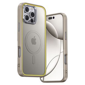 Aohi The Future Iphone 16 Pro Gri Magsafe Uyumlu Desert Titanium Telefon Kılıfı