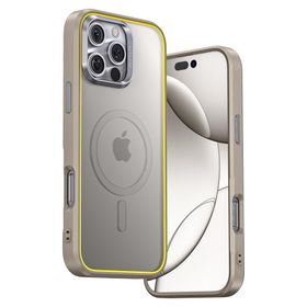 Aohi The Future Iphone 16 Pro Gri Magsafe Uyumlu Desert Titanium Telefon Kılıfı
