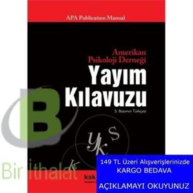 APA Publication Manual Yayım Kılavuzu - Cenk Pamay Zeynep Gökay Üstün