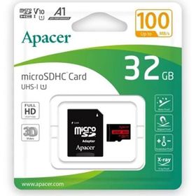 Apacer AP32GMCSH10UB-R Class 10 UHS-I U1 A1 V10 32 GB Micro SD Kart