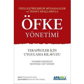 Apamer Yayınevi Öfke Yönetimi Terapistler için Uygulama Kılavuzu
