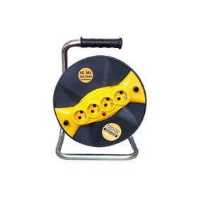 Apaz 40 m 3x2.5 mm Makaralı Seyyar Uzatma Kablosu