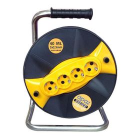 Apaz 40 m 3x2.5 mm Makaralı Seyyar Uzatma Kablosu