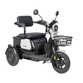 Apec APM2 Beyaz Metalik Üç Tekerlekli Elektrikli Moped