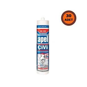 Apel 30x390 gr Silikon Sıvı Çivi Montaj Kit Güçlü Yapıştırıcı
