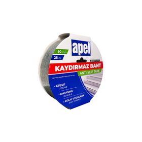 Apel 50 mm 25 m Siyah Kaydırmaz Bant