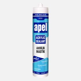 Apel 500 g Beyaz Silikonize Akrilik Mastik