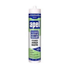 Apel 500 g Beyaz Silikonize Akrilik Mastik